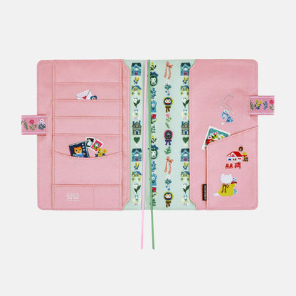 Yumi Kitagishi Shiro Neko Village Hobonichi Techo Cover Cousin A5 Size