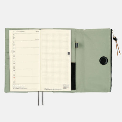 Hobonichi Techo 2027 Tragen Oak Moss Weeks Cover