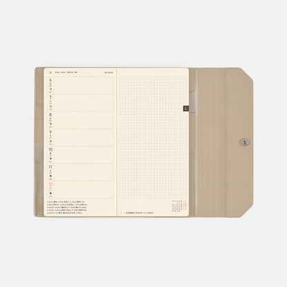 Hobonichi Techo 2027 aileron Gray Weeks Cover