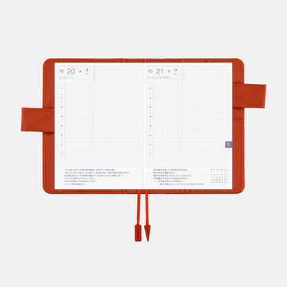 Hobonichi Techo Colors Bordeaux Terracotta Original A6 Cover 2027
