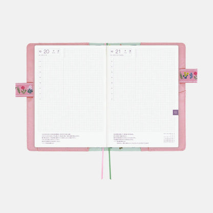 Yumi Kitagishi Shiro Neko Village Hobonichi Techo Cover Cousin A5 Size
