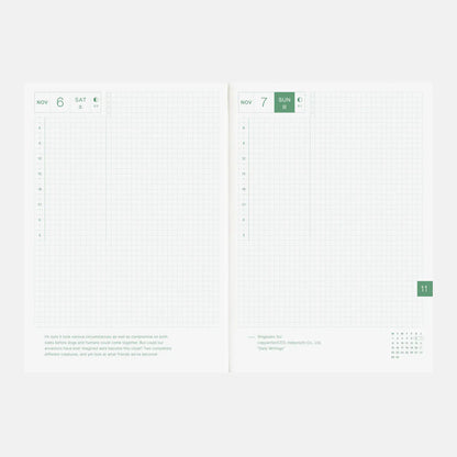 Hobonichi Techo Cousin 2027 A5 English Edition Planner
