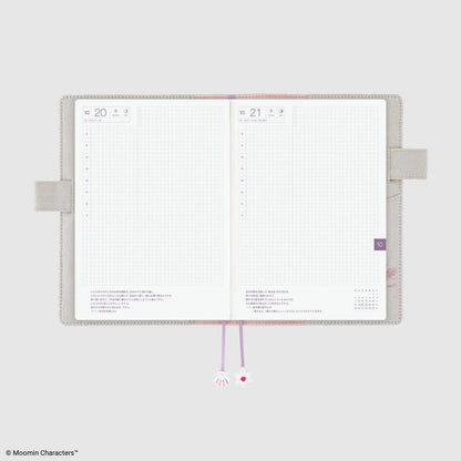 Hobonichi MOOMIN My Garden Embroidered Notebook Cover