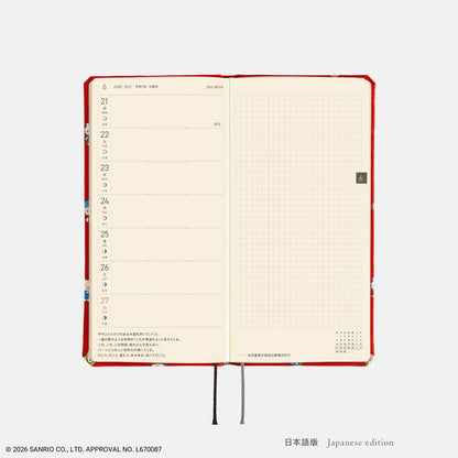Hobonichi Techo 2027 HELLO KITTY "Techo to Otomodachi" Weeks Planner