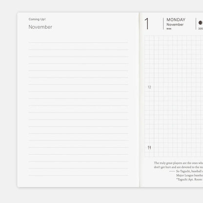 Hobonichi Techo 2027 Planner A6 English Edition