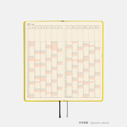 Hobonichi Techo 2027 Weeks Canary Yellow Planner