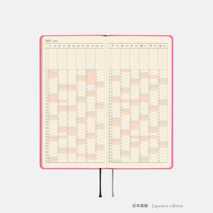 Hobonichi Techo 2027 Weeks Pink Sapphire Planner