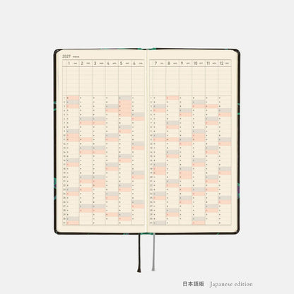 Hobonichi Techo 2027 Weeks LUCKY SWALLOW Planner