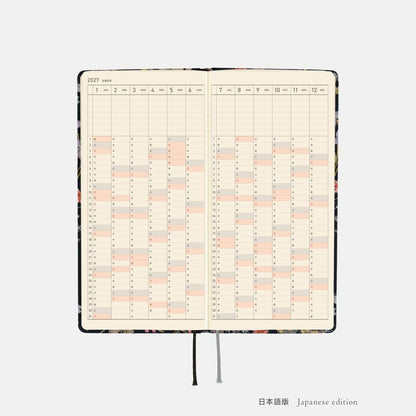 Hobonichi Techo 2027 Weeks FLORAL REMEDY Planner