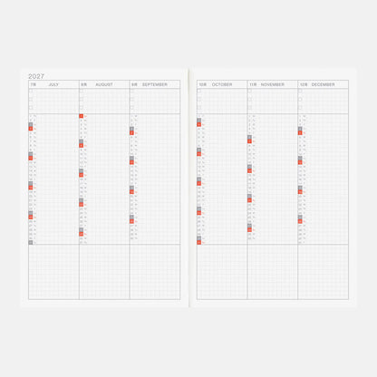 Hobonichi Techo Cousin 2027 A5 English Edition Planner