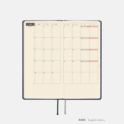Hobonichi Techo 2027 Weeks Midnight Blue Planner
