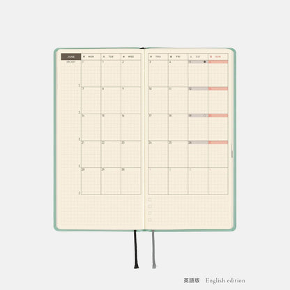 Hobonichi Techo 2027 Weeks Hisui Planner