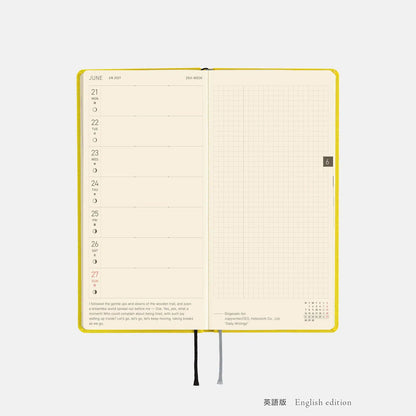 Hobonichi Techo 2027 Weeks Canary Yellow Planner