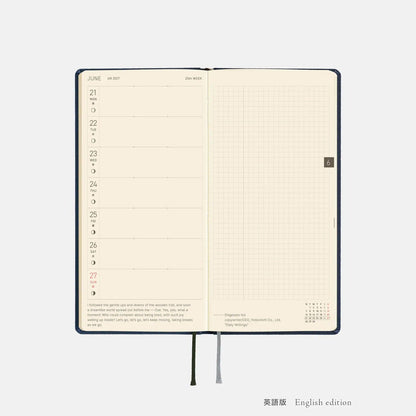 Hobonichi Techo 2027 Weeks Midnight Blue Planner