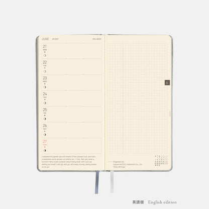 Hobonichi Techo 2027 Weeks Noble Silver Planner