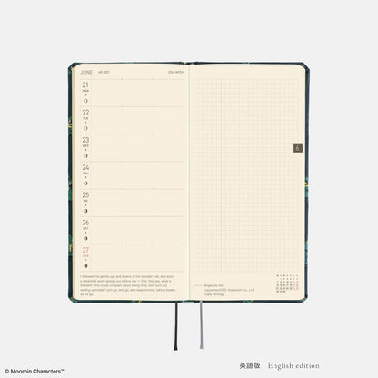 Moomin Hobonichi "A Day with Snufkin" 2027 Weeks Planner