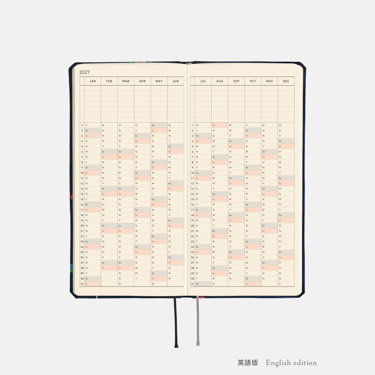 Hobonichi Techo 2027 Weeks MEGA Candy Dream Planner