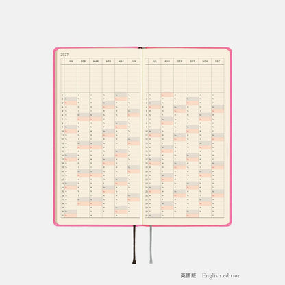 Hobonichi Techo 2027 Weeks Pink Sapphire Planner
