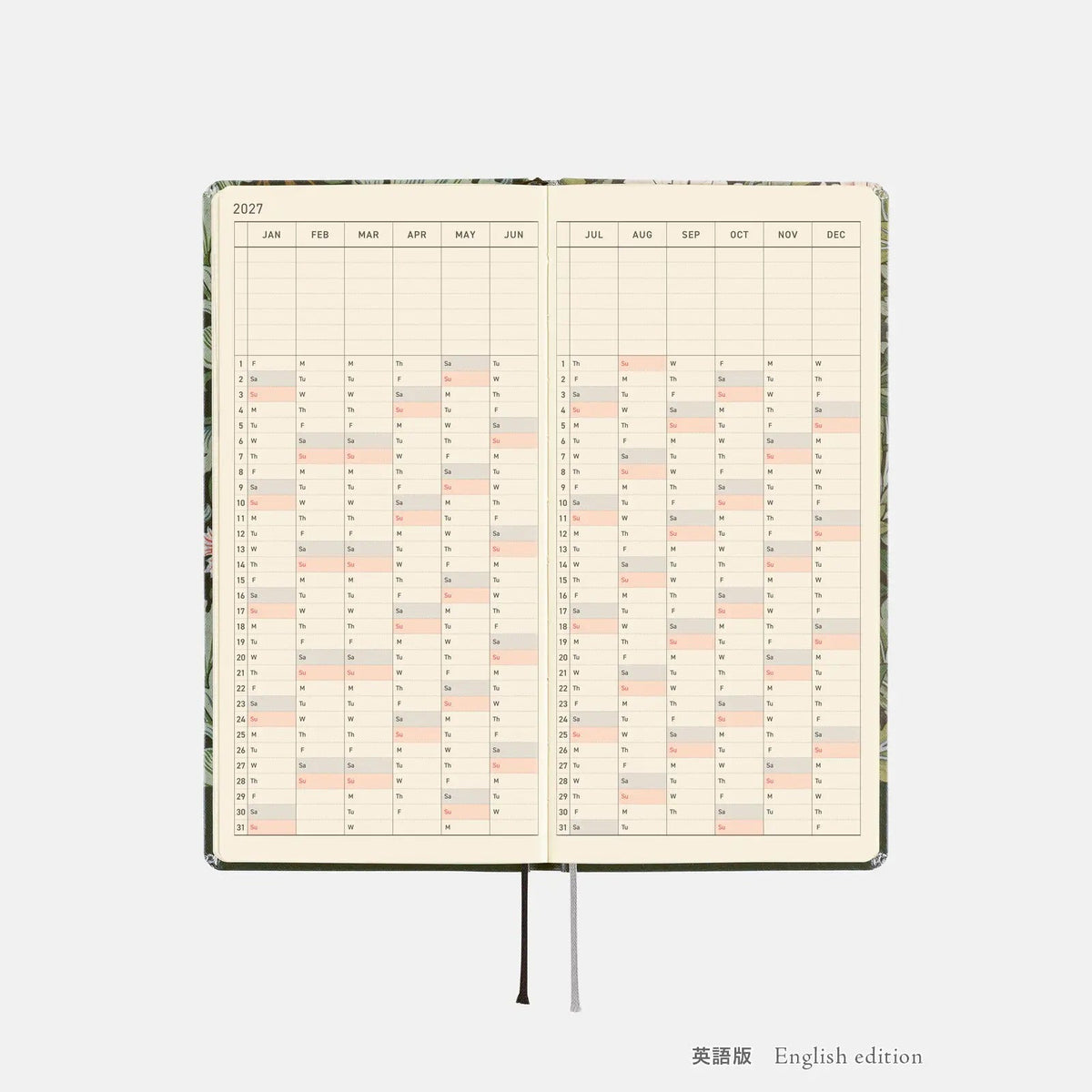 Hobonichi Techo 2027 Weeks Leicester Planner