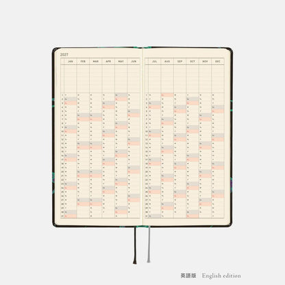 Hobonichi Techo 2027 Weeks LUCKY SWALLOW Planner