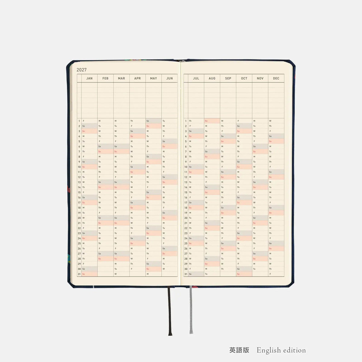 Hobonichi Techo 2027 Weeks Candy Dream Planner