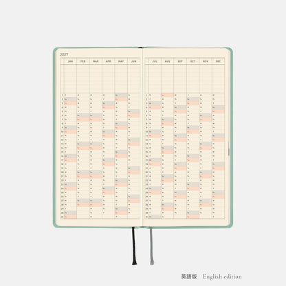Hobonichi Techo 2027 Weeks Hisui Planner