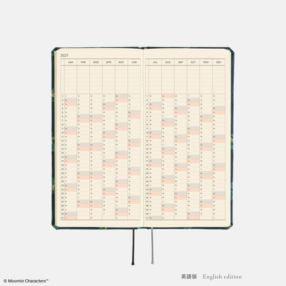 Moomin Hobonichi "A Day with Snufkin" 2027 Weeks Planner