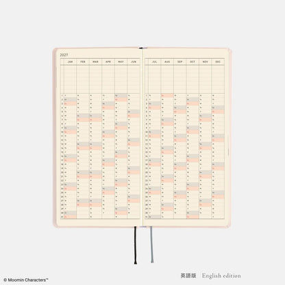 Moomin Hobonichi "Gather Around the Table" 2027 Weeks Planner