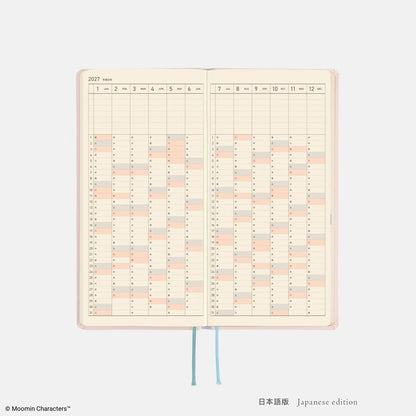 Moomin Hobonichi "Gather Around the Table" 2027 Weeks Planner