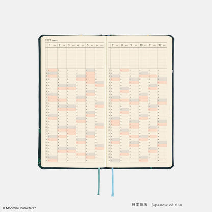 Moomin Hobonichi "A Day with Snufkin" 2027 Weeks Planner
