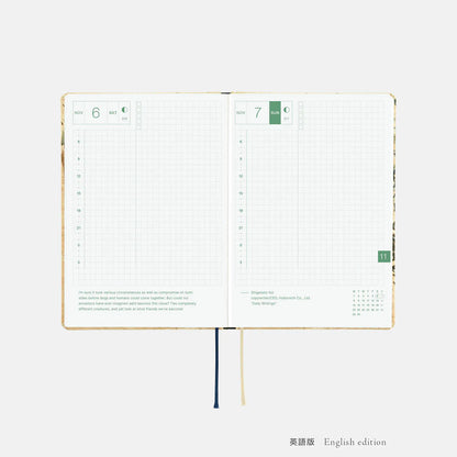 Hobonichi Techo 2027 V&A Series Vine HON A6 Daily Planner William Morris Design