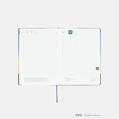 Hobonichi Techo 2027 Hiroko Kubota Until the Moon Is Full HON A5 Daily Planner