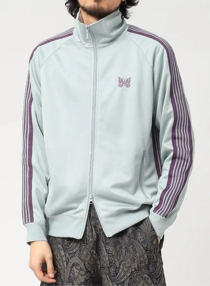 Needles POLY SMOOTH 25SS SAXE BLUE Track Jacket
