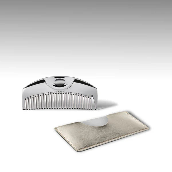 LOVECHROME F Tsuki Silver Folding Hair Comb