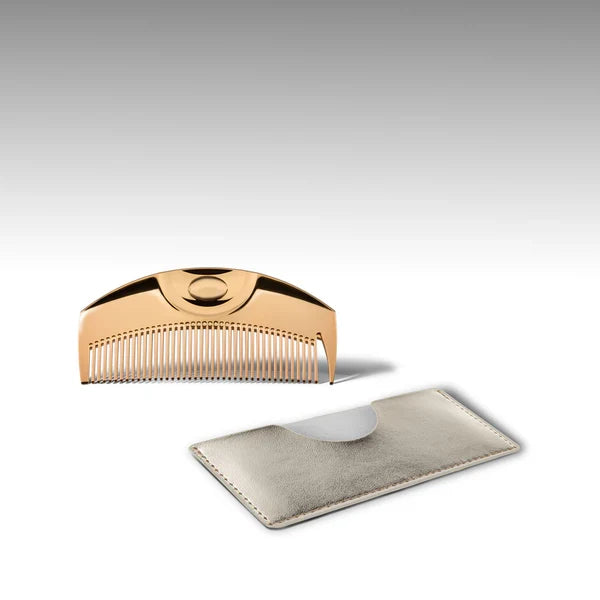LOVECHROME K24GP Tsuki Gold Folding Hair Comb
