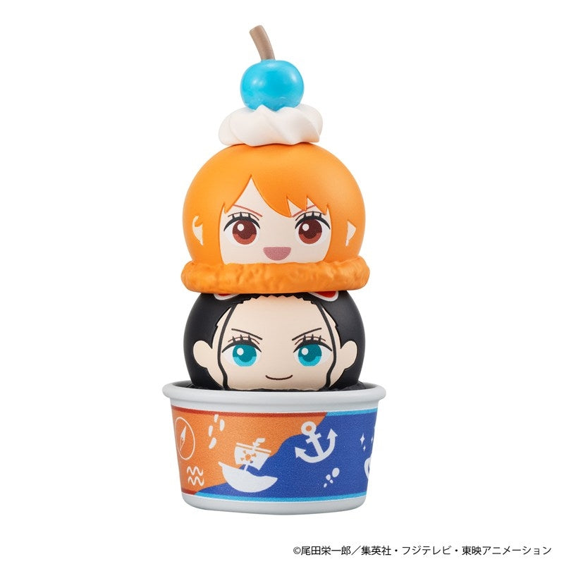ONE PIECE Tsumichen Ice Cream Mascot Figure Set with Waffle Cone Cup