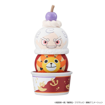 ONE PIECE Tsumichen Ice Cream Mascot Figure Set with Waffle Cone Cup