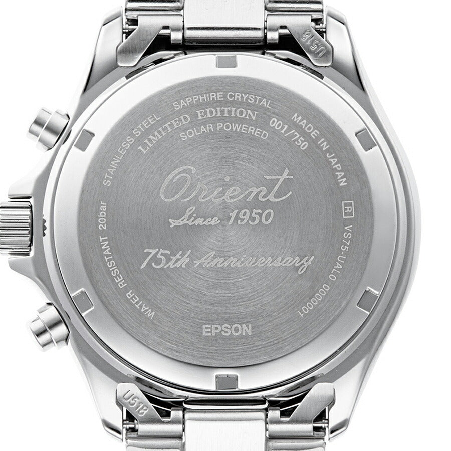 Orient Mako 75th Anniversary RN-TX0210L Solar Chronograph Watch