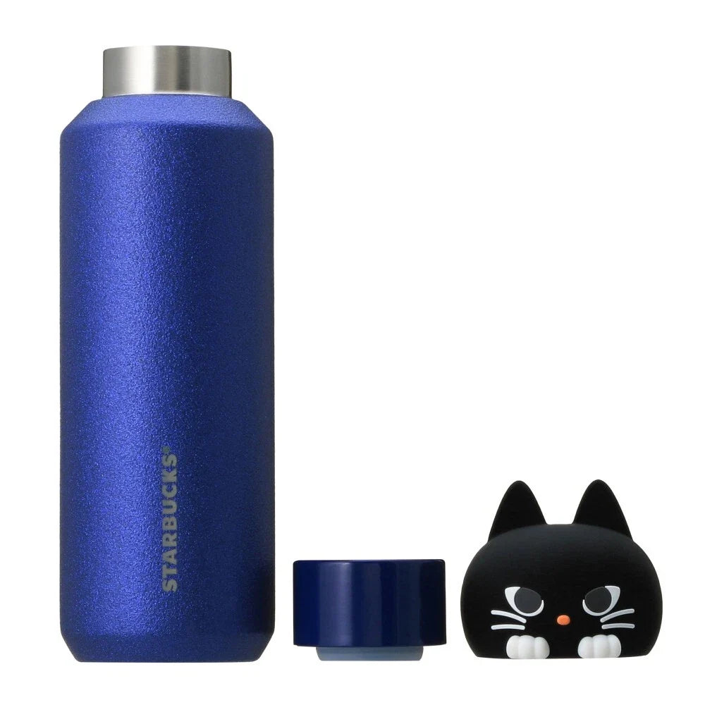 Starbucks Halloween 2024 Stainless Steel Bottle Witch Cat 473ml