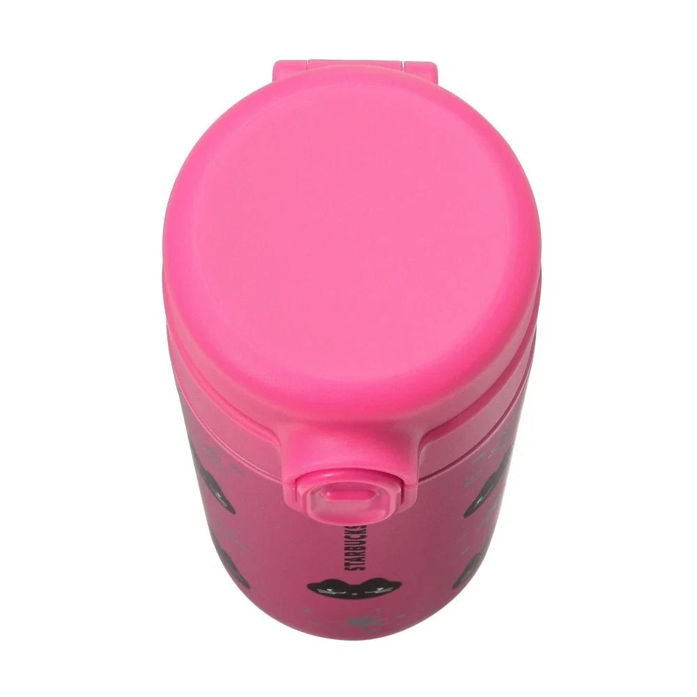 Starbucks Halloween 2024 Stainless Steel Bottle Pink Cat 381ml