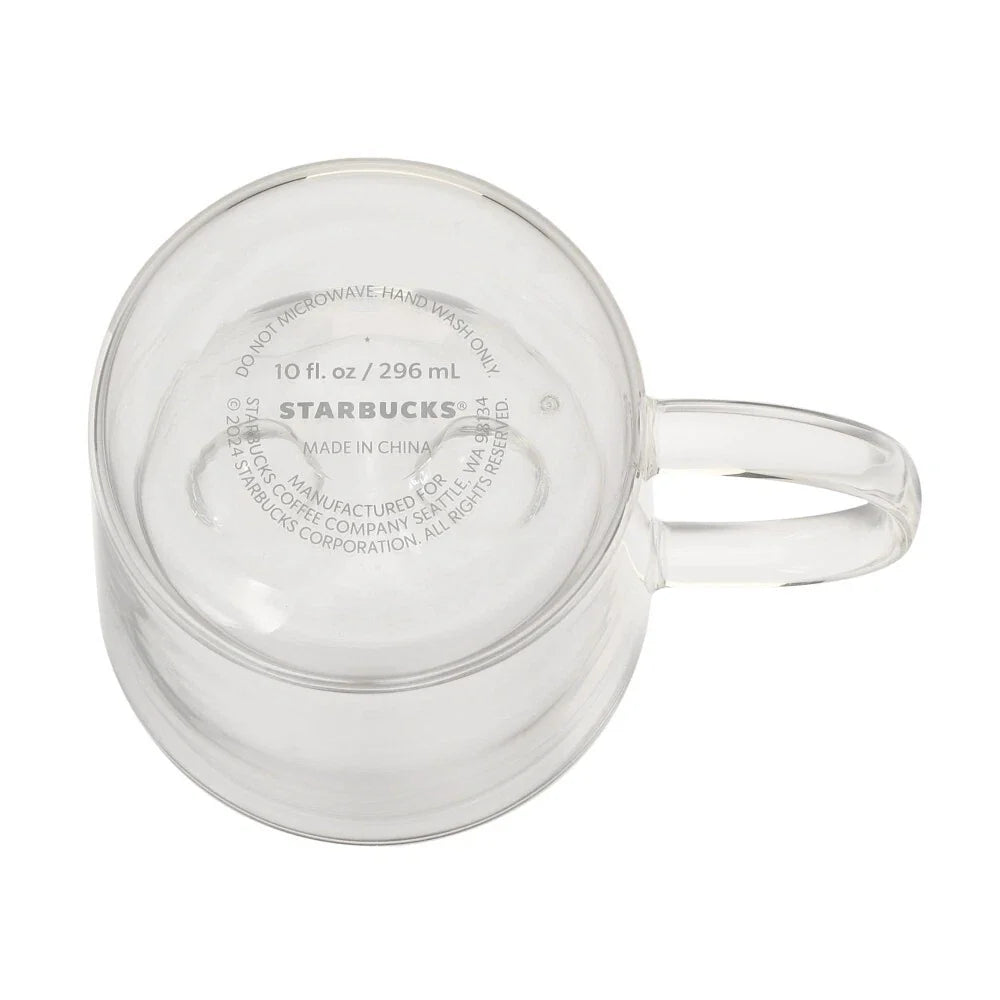 Starbucks Halloween 2024 Double Wall Glass Mug Clear 296ml