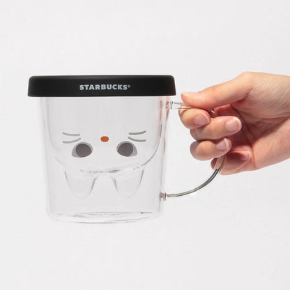 Starbucks Halloween 2024 Double Wall Glass Mug Clear 296ml