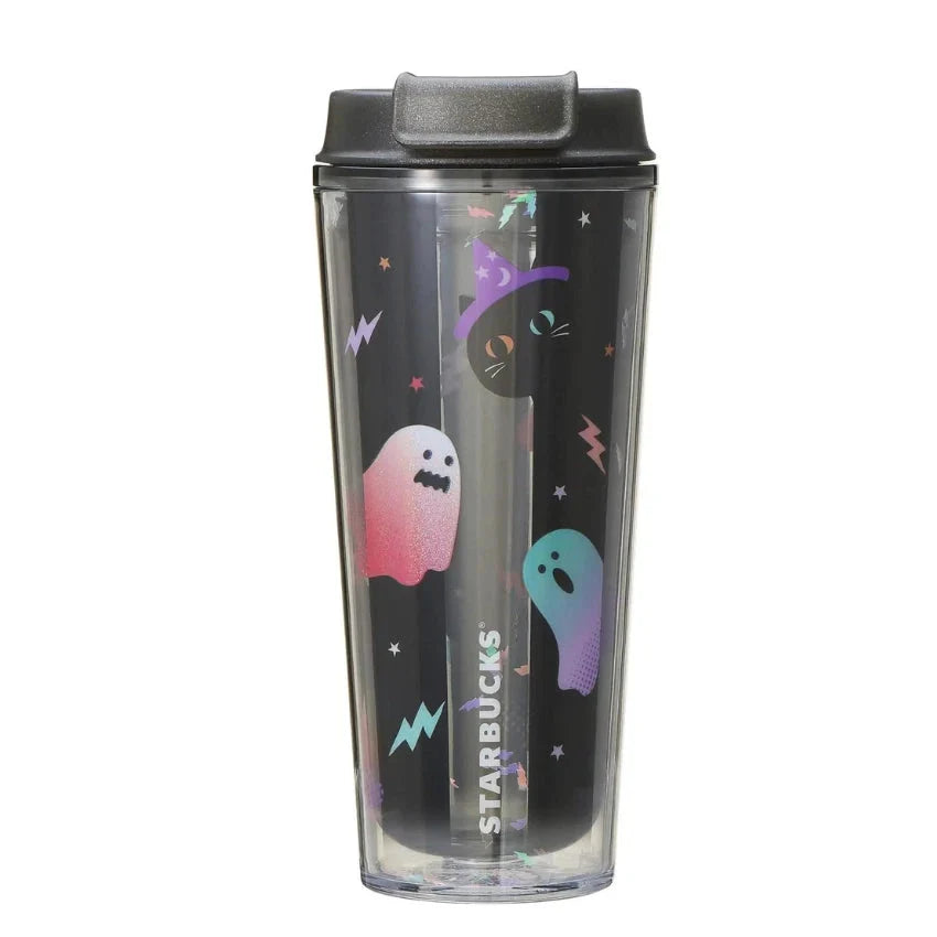 Starbucks Halloween 2022 Cat & Ghost Tumbler 473ml