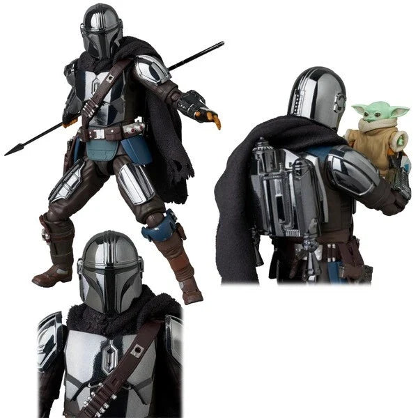 MAFEX No.256 The Mandalorian Chrome Ver. Action Figure