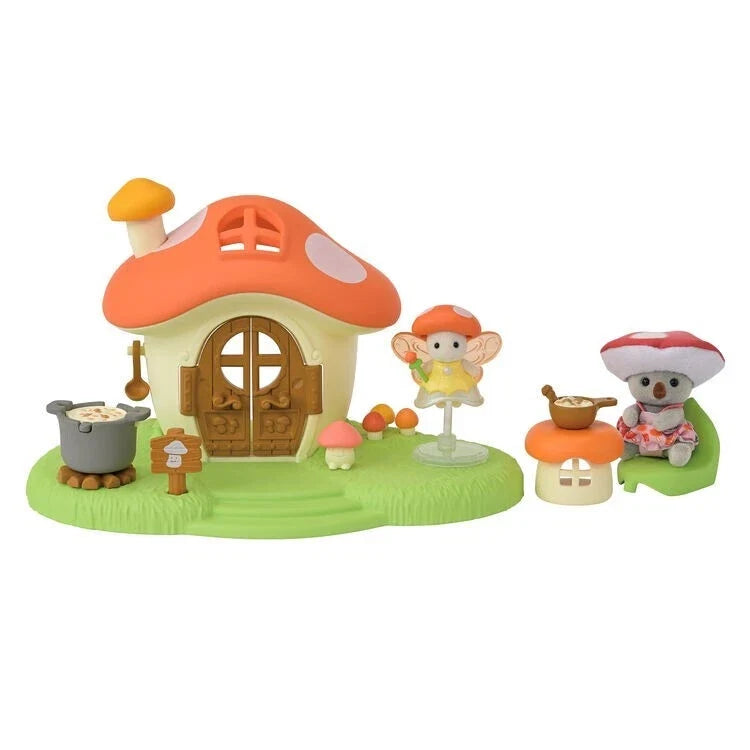 Sylvanian Families Fairy Mushroom House with Baby Koala – Calico Critters EPOCH 2025 Playset