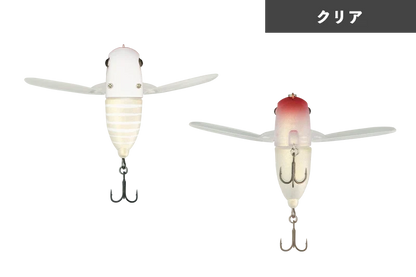 JACKALL SUISEN Soft Wing Material Topwater Cicada Lure 43 mm 5g bass fishing