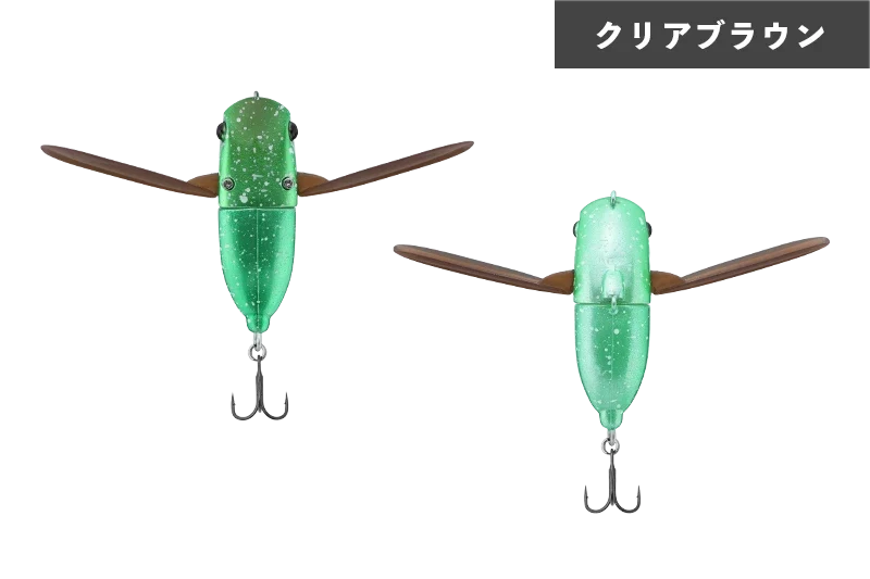 JACKALL SUISEN Soft Wing Material Topwater Cicada Lure 43 mm 5g bass fishing
