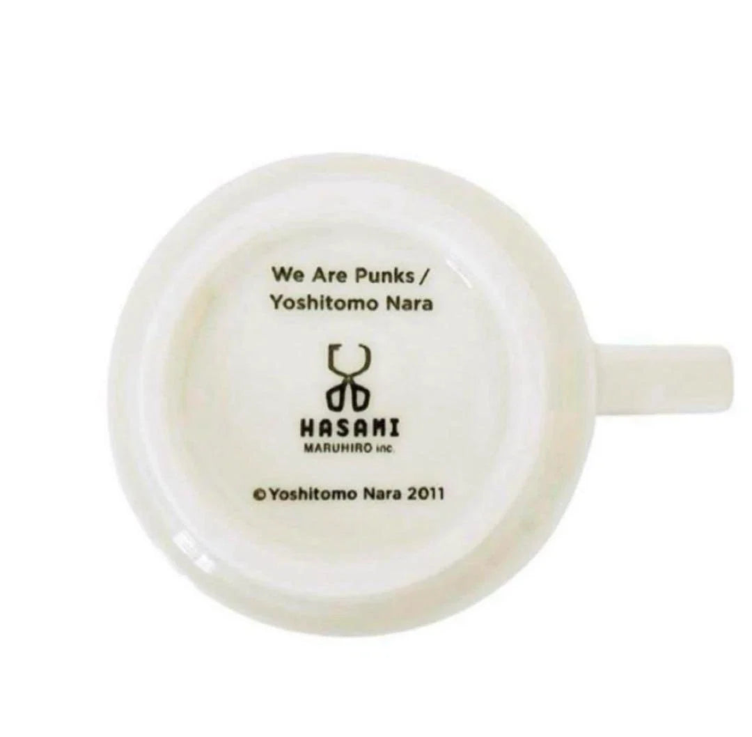 Yoshitomo Nara We Are Punks Big Mug Japanese Porcelain Stackable Cup