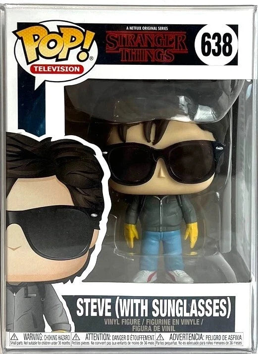Funko Pop! Stranger Things Steve Vinyl Figure with Sunglasses