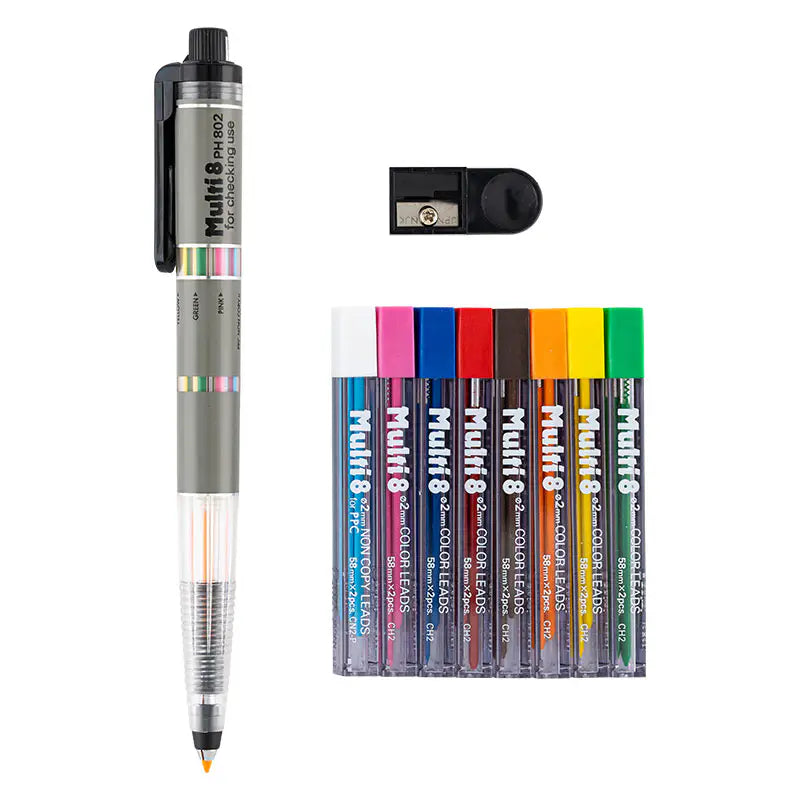 Pentel Multi 8 Mechanical Colored Pencil Set 2mm